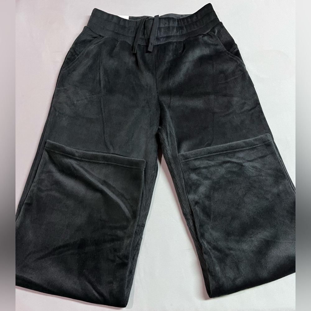 Mondetta Women's Corduroy Wide Leg Black NWT - Picture 6 of 6